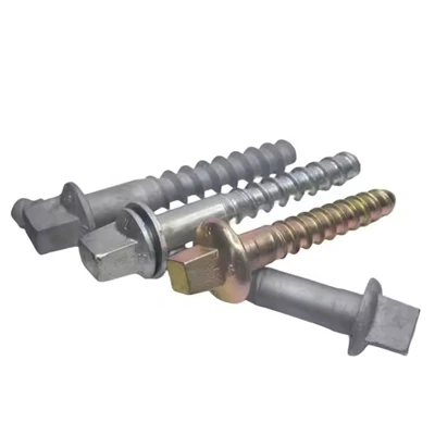 Rail Fastening System Track Screw Spike Rail Fastening System Track Screw Spike